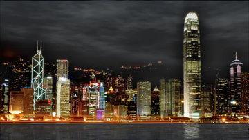 城市视频素材,繁华都市的瞬间印象