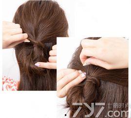 半扎丸子头视频教程,轻松打造时尚发型步骤解析