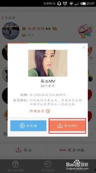 唱吧导出视频,轻松打造个人音乐风采